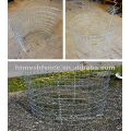 Hot-dipped galvanized round welded gabion box